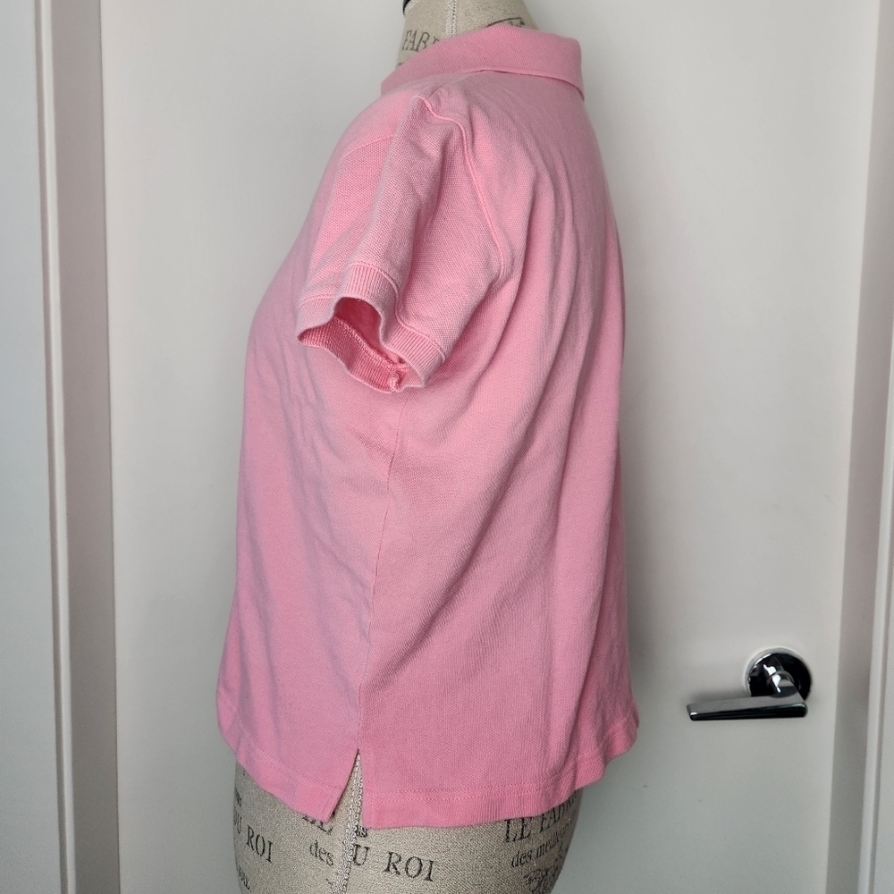 90s Pink Knit Polo Shirt - Picture 2 of 10